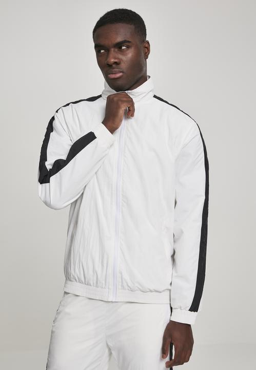 Actual product image Urban Classics Striped Sleeve Crinkle Track Jacket (XXL)