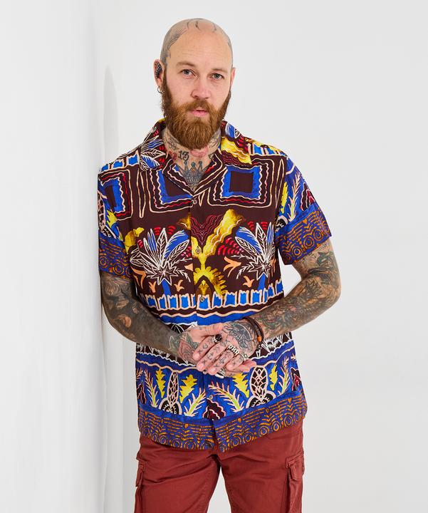 Actual product image Joe Browns Funky Summer Print Short Sleeve Shirt (XL)