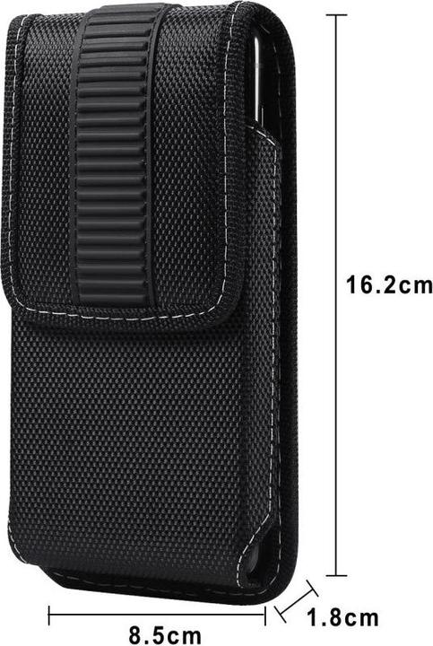 Immagine prodotto Cover-Discount Borsa da cintura verticale in Oxford con clip 16,2 cm / L