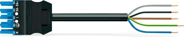 Image du produit Wago Câble de raccordement 3M HF Eca Hunstik/fri ende, blå