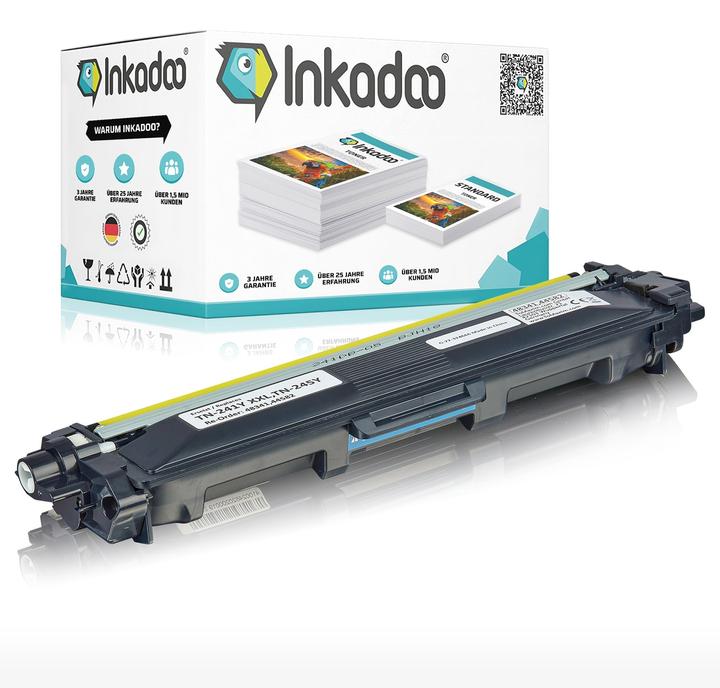 Image du produit Inkadoo Toner Compatible pour Brother TN-241 TN-245 (Y)