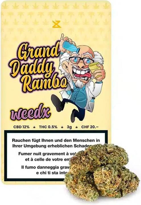 weedx Granddaddy Rambo Indoor (3 g, Indoor)