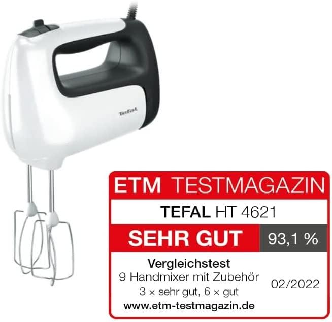 Productafbeelding Tefal HT4621 Handmixer Prep 'Mix+ wit / zwart (500 W)