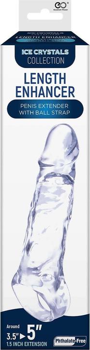 Produktbild NMC 5 inch penis extender with ball strap clear