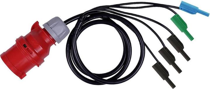 Immagine prodotto Metrel A 1641 Adattatore di misura CEE accoppiamento 16 A 3 poli - spina a banana 4 mm