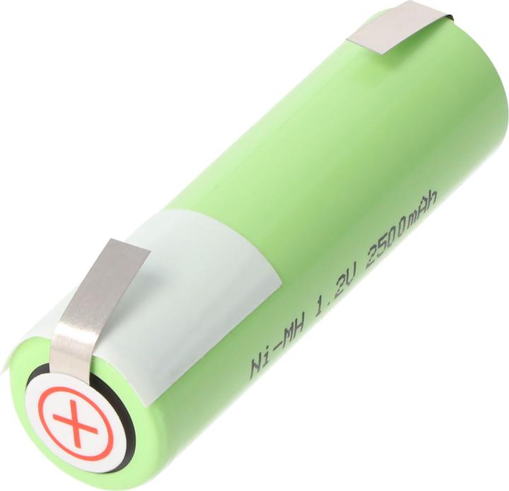 Actual product image Braun Battery 3731 Battery, 3738, 50 x 14.5mm, please check dimensions (1 pcs., 2500 mAh)