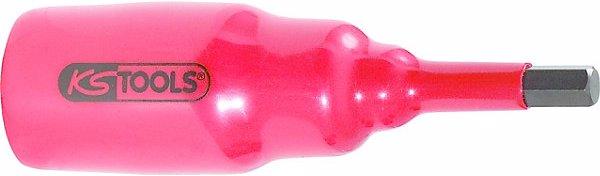 Actual product image KS Tools 3/8" bit socket with protective insulation (5 mm)