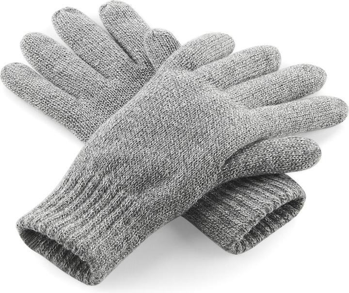 Beechfield Classic Thinsulate Thermo Winterhandschuhe (S, M)