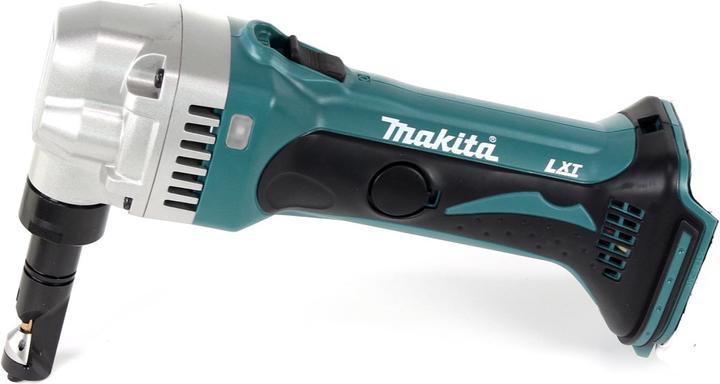 Actual product image Makita DJN 161 RF1J 18V Battery Nibbler Shears + 1x Battery 3.0Ah + Quick Charger + Makpac