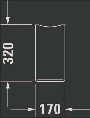 Image du produit Duravit Demi-colonne STARCK 3 170x285mm blanc WG