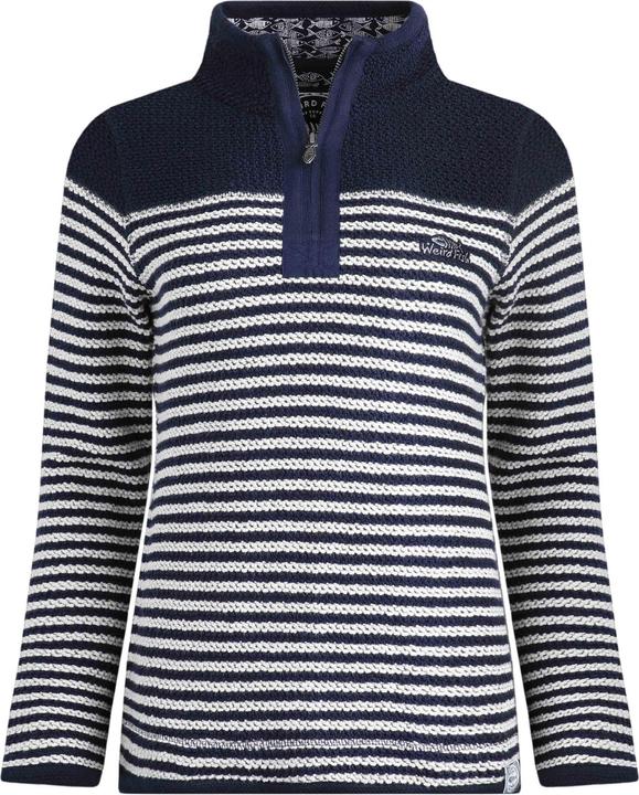 Produktbild Weird Fish Juliet Pullover mit kurzem Reissverschluss