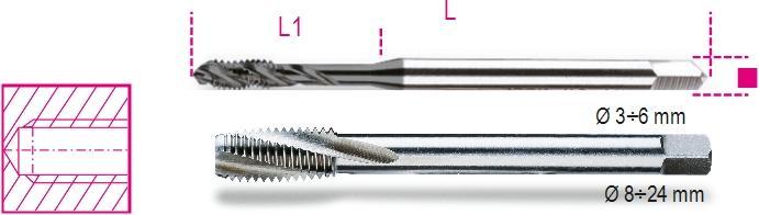 Actual product image BETA 004280112 Maschinengewindebohrer für Sacklöcher 12x1,75 M