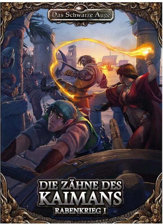 Actual product image DSA Abenteuer - Rabenkrieg 1: Die Zähne des Kaimans, Taschenbuch, 64 Seiten (DE-Ausgabe) (German, Armin Schmidt Abele, David Schmidt, 2020)