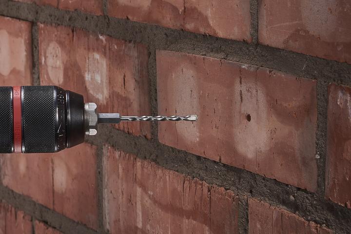 Produktbild wolfcraft wolfcraft 1 Steinbohrer HM, S=6-kant, ø6x110mm (6 mm)