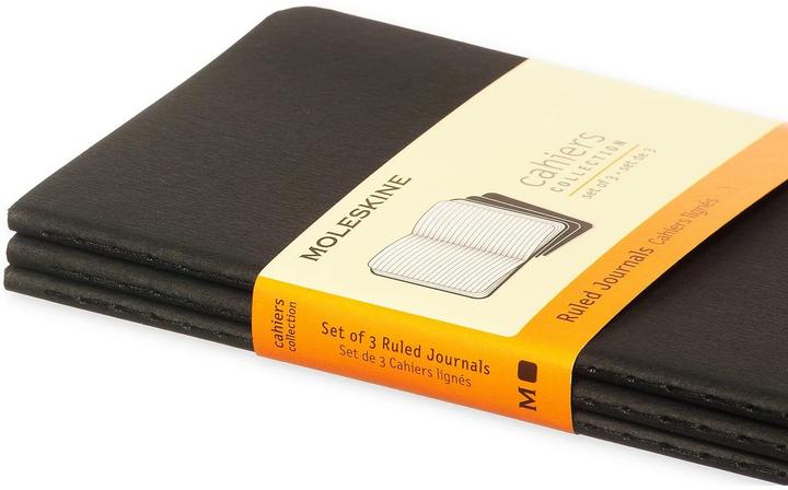 Actual product image Moleskine Cahier Pocket Set of 3 (A6, Lined, Soft cover)