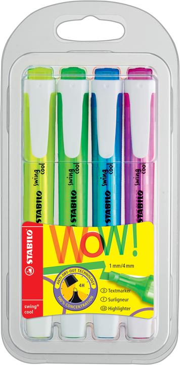 Bleu, Jaune, Vert, Pink