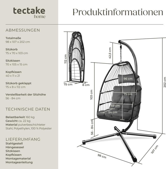 Immagine prodotto tectake Ariane (160 kg)