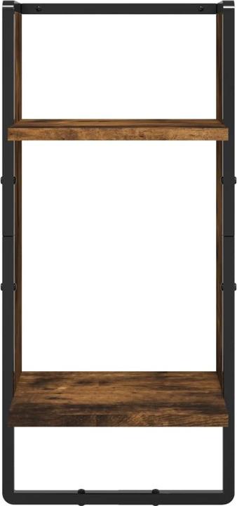 Produktbild VidaXL 6-tlg. Wandregal-Set mit Stangen Räuchereiche (65, 100 x 25 x 30 cm)