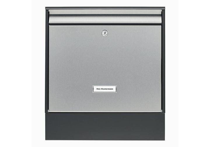 Immagine prodotto Burg Wächter Cassette per lettere Oxford 6877 nero&acciaio