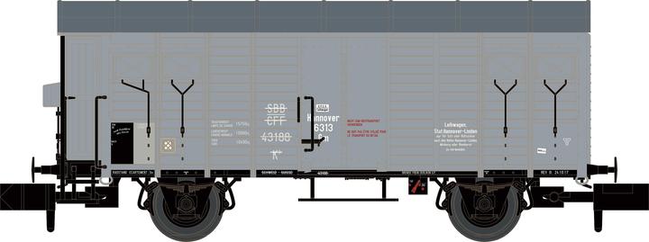 Actual product image Hobbytrain Covered goods wagon K3 Stat.Hannover Ep.I (Track N)
