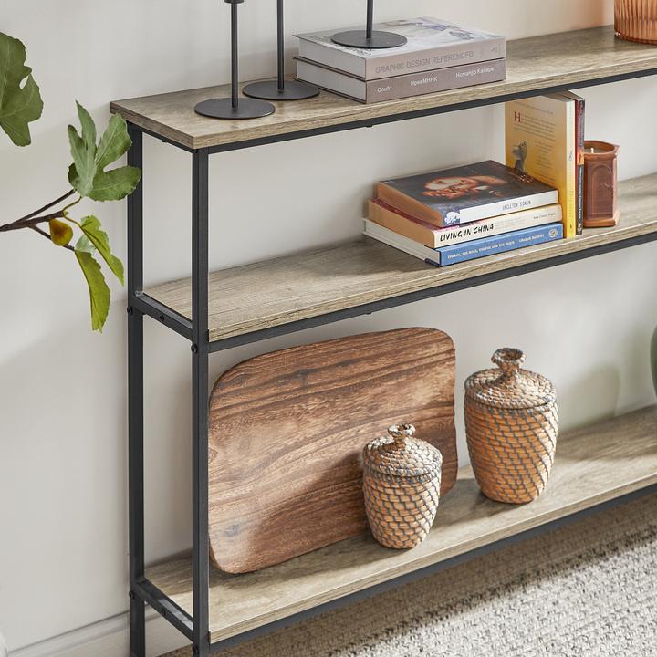 Actual product image SoBuy Console table with 3 shelves