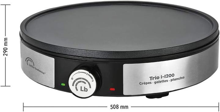 Actual product image Little Balance Electric Crepes Pan 3-in-1