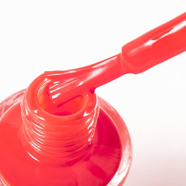 Actual product image Même Nail Polish with Silicon Coral 04 (10ml) (Corail, UV gel varnish)