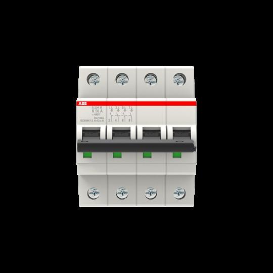 Image du produit ABB S204M-K50 Disjoncteur K-Char.,10kA,50A,4P