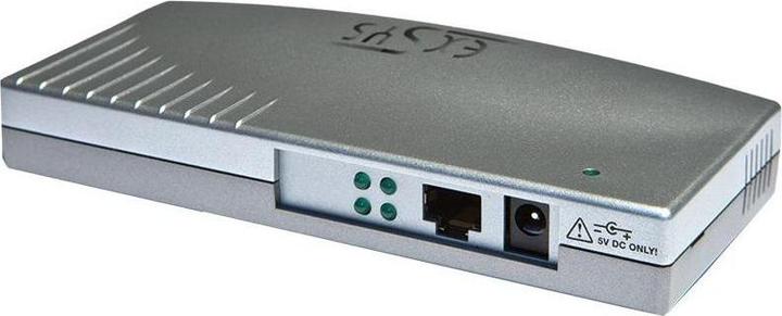 Actual product image Exsys Ethernet 1Gigabit to 4 x USB 2.0