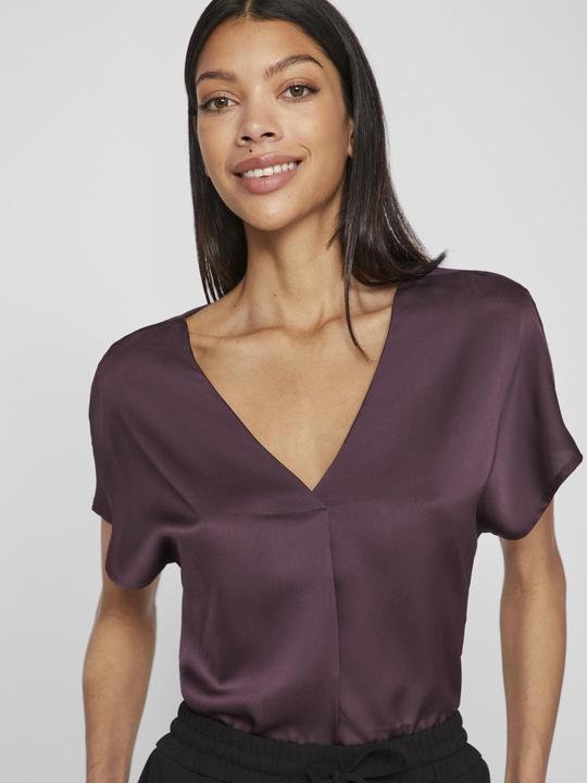 Actual product image Vila V-neck top with short sleeves (34)