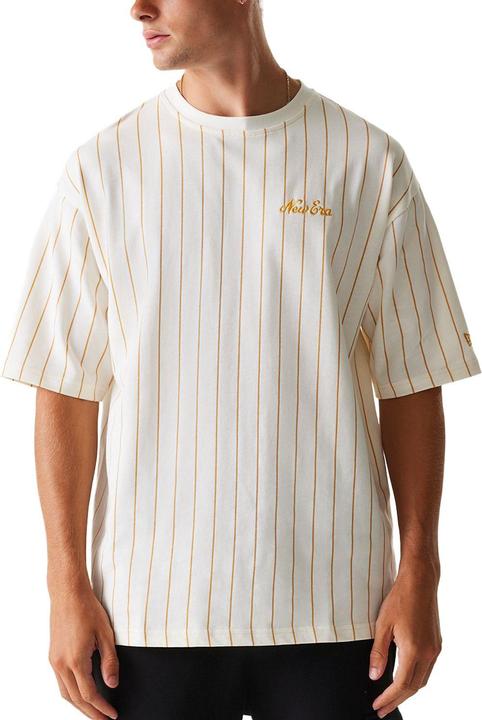 New Era Oversized Shirt - PINSTRIPE off white - M (M)