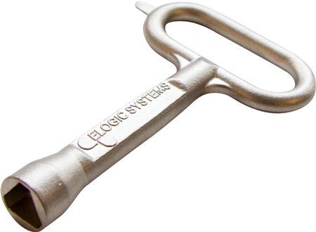 Image du produit Triarca Clé triangulaire, perte incluse, pour ouvrir le volet sur le boîtier de la serrure. Conçu pour un