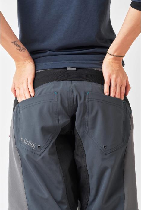 Actual product image dirtlej Trailscout Shorts Half & Half Ladies, grey/peach, L (L)