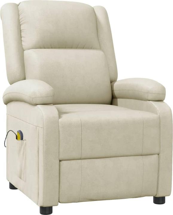 Immagine prodotto VidaXL Sedia da massaggio in similpelle bianca crema