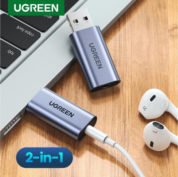 Produktbild Ugreen USB 2.0 auf Audio Adapter USB Soundkarte Stick (USB)