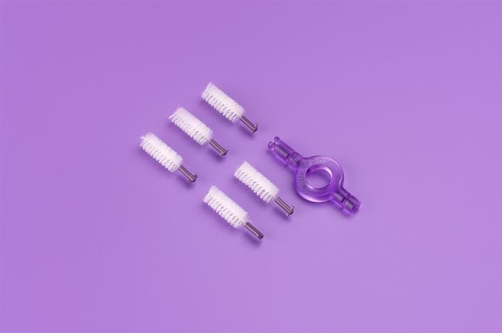 Actual product image Curaprox CPS 18 Ortho refill 4x violet (4 x, 4 mm)