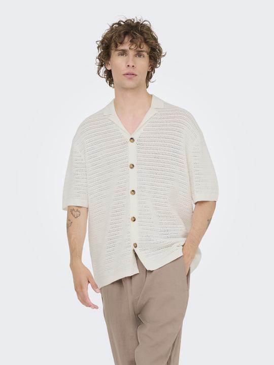Actual product image Only & Sons ONSTHIAGO Gestricktes Polo-Hemd Polo (M)