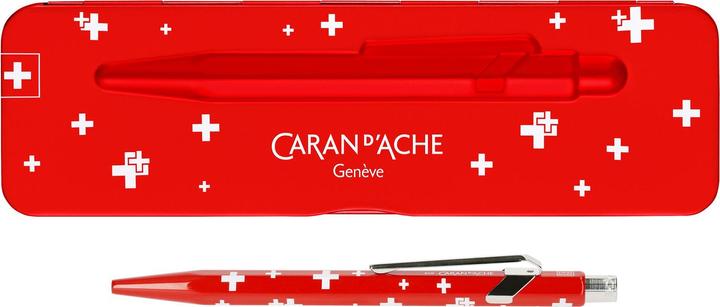 Actual product image Caran d'Ache 849 Totally Swiss mit Etui (White, Red, 1 x)