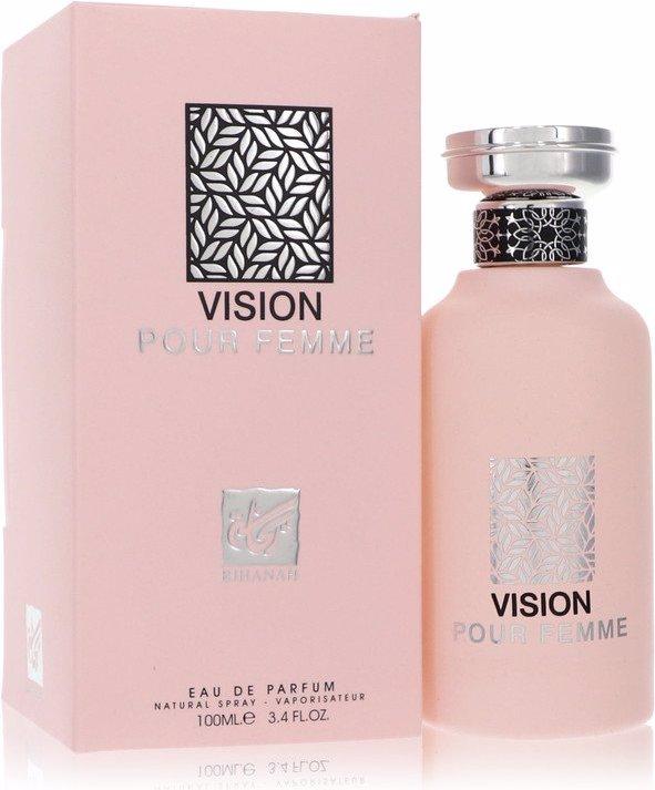 Actual product image Rihanah Vision Pour Femme by Eau de Parfum Spray 100 ml (Eau de parfum, 100 ml)