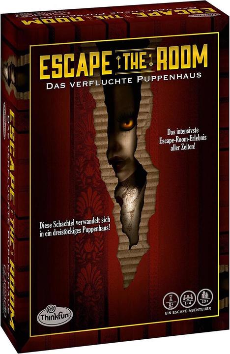 Produktbild Thinkfun Kennerspiel Escape the Room – Das verfluchte Puppenhaus (Italienisch)