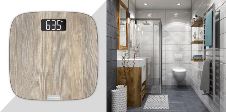 Image du produit Rowenta BS1600 Square Wood Weighing Scale Balance électronique (160 kg)