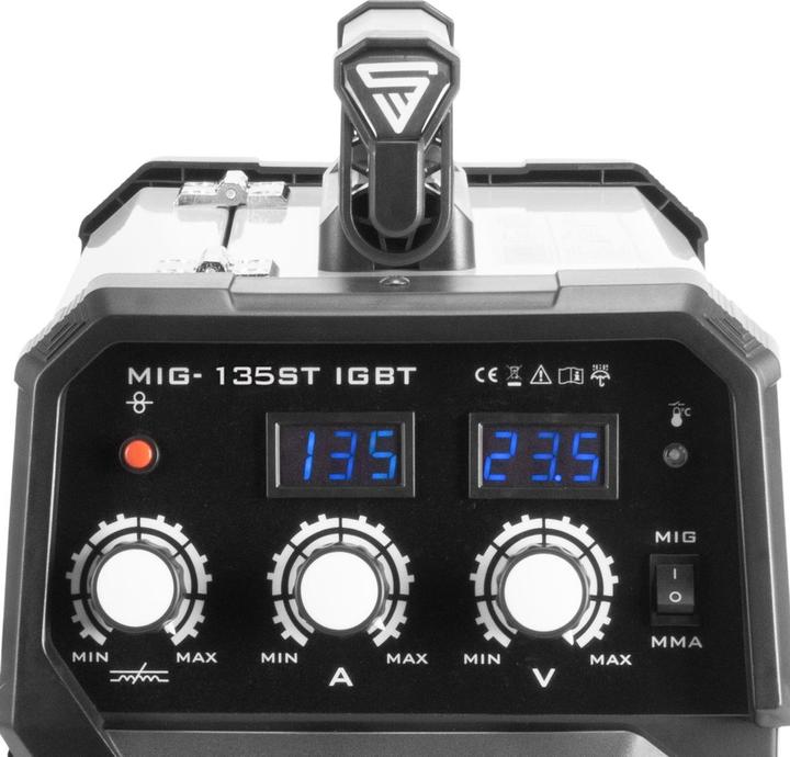 Immagine prodotto Stahlwerk Saldatrice ad arco schermato MIG MAG 135 ST IGBT con 135 ampere con mano elettrica