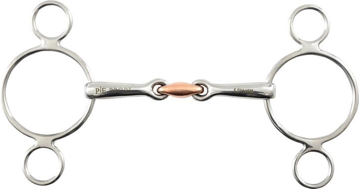 Immagine prodotto Premier Equine Morso a 3 anelli per cavalli con cuscinetto in rame