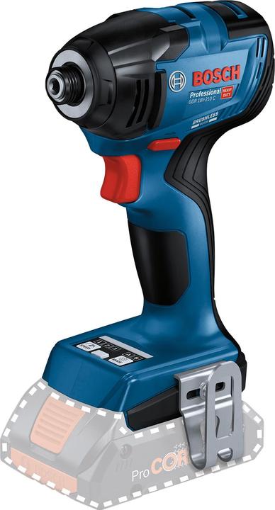 Bosch Professional GDR 18V-210 C (Akkubetrieb)