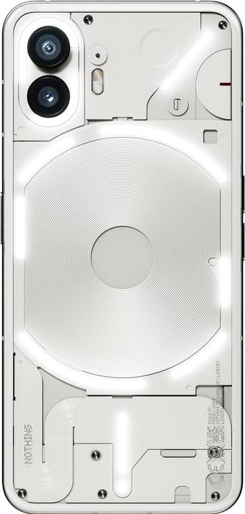 Actual product image Nothing Phone (2) (256 GB, White, 6.70", Dual SIM, 50 Mpx, 5G)