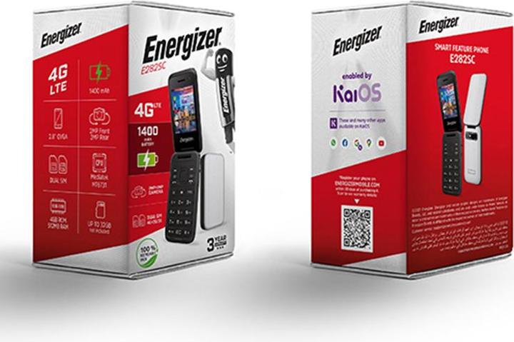 Immagine prodotto Energizer Telefono Flip Diamonds E282scd Sv (2.80", 2 Mpx, 4G)