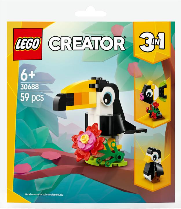 LEGO Tropical toucan (30688, LEGO Creator Expert)