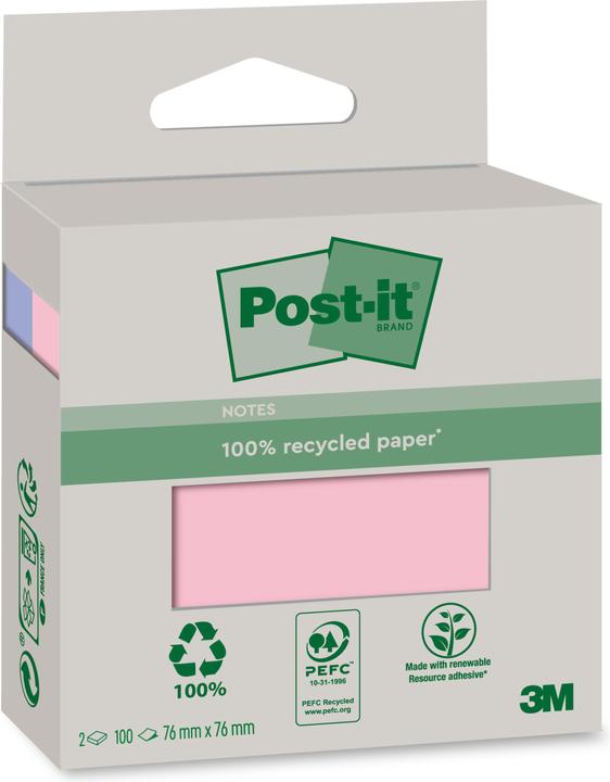 Actual product image Post-it Notepad (7.6 x 7.6 cm)