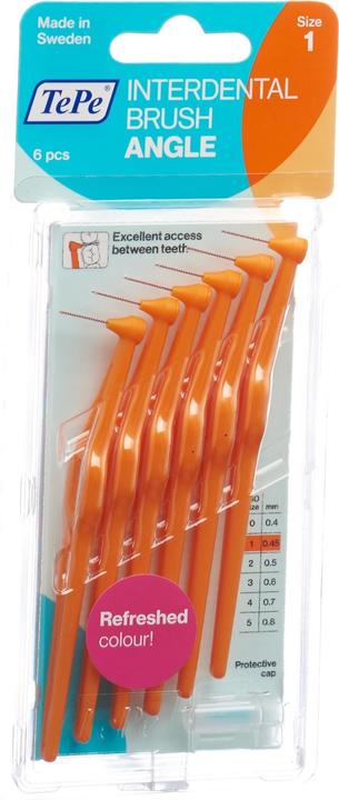 TePe Interdentalbürsten Angle ISO 1 (6 x, 0.45 mm)