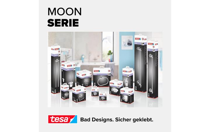 Actual product image tesa MOON Towel hook incl. adhesive solution without drilling